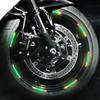 20pcs Adhesive Reflectors Sticker Door Handle Safety Warn Sticker Waterproofed for Road Marking
