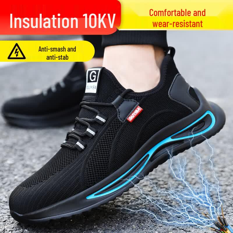 Guyisa Men s 10KV Insulated Safety Work Shoes 40