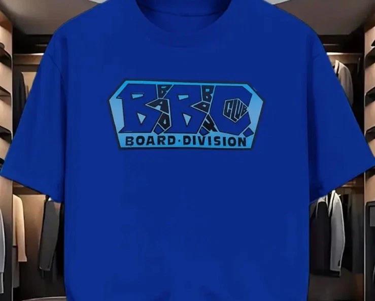 Men s XL Retro 80’s Skateboard Graphic T-Shirt BBC Bad Boy Club Blue S
