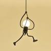 UOSU Nordic Industrial Iron Man Pendant Lamp