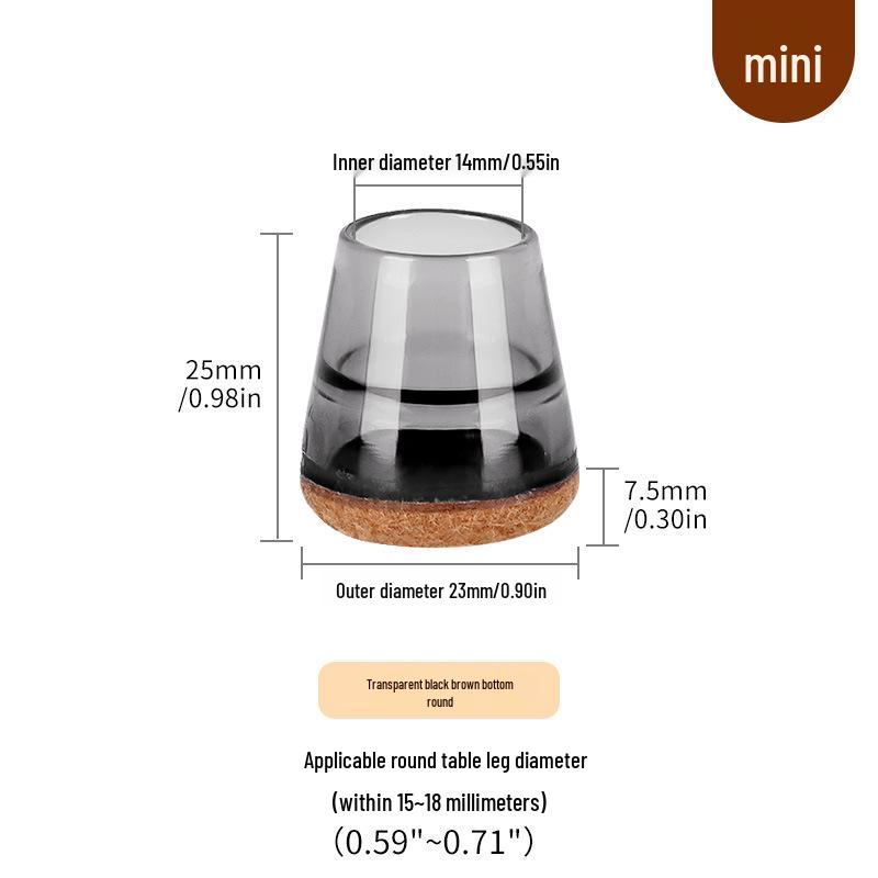 Silicone Chair and Table Leg Covers - Silent, Non-Slip Protection for Furniture