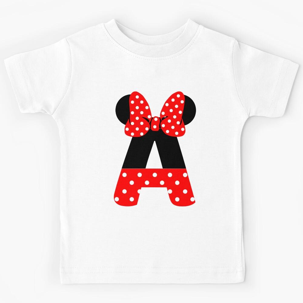 Minnie Monogram - A Kids T-Shirt 100
