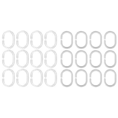 Versatilitys Plastic Shower Rings MultiFunctional Curtain Hook For Curtains Blinds Room Dividers Quickly Release Mechanism