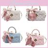 2024 New Trend Sweet Shoulder Bag Fashion Embossed Pink Single Shoulder Bag