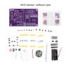 HU-017A/HU-017B RDA5807S Radio Kit FM87-108MHz V4.0/V5.0 Purple Electronic DIY Kit with Case  DC 3-5V Charging