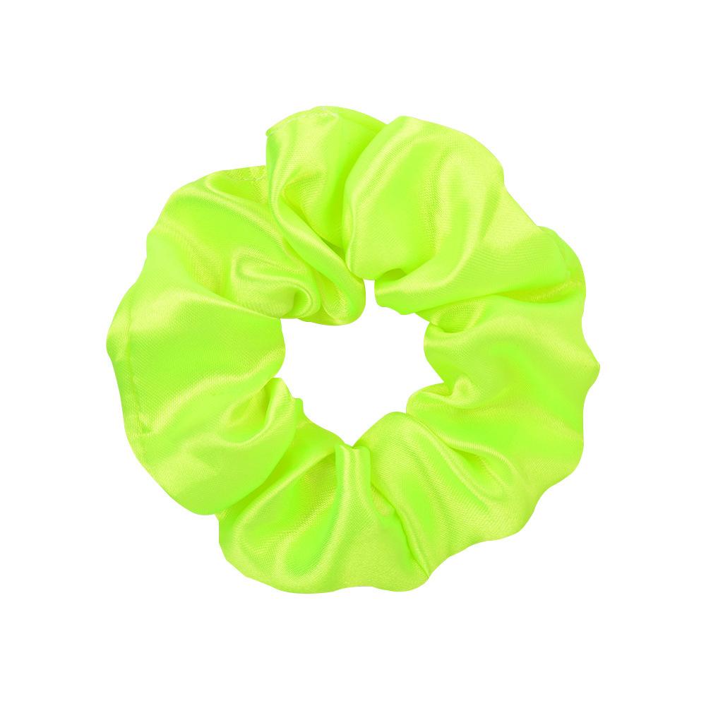 Solid Color Large Intestine Hair Band Color Ding Cloth Elastic Hair Band Hair Accessories Headgear Headrope 095