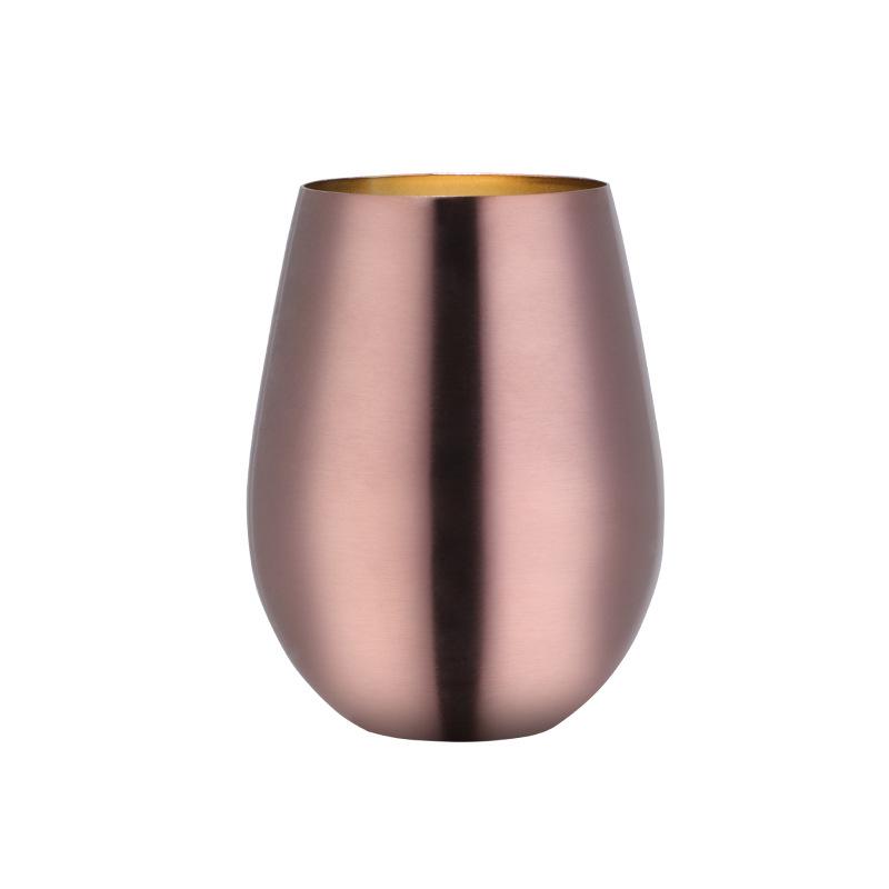 Creative 304 Stainless Steel Beer Mug - 500ml Large Capacity for Home and Bar Use