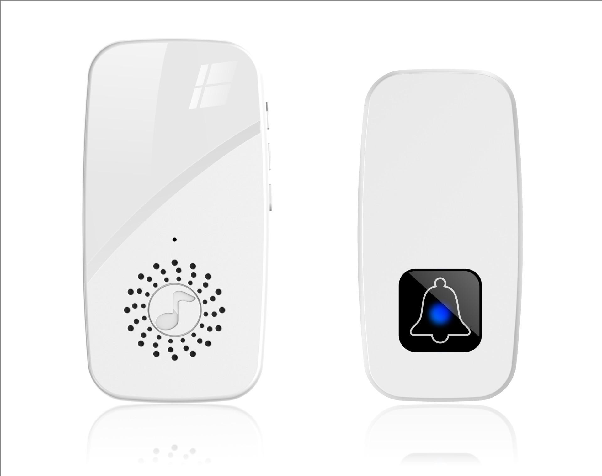 Wireless Smart Home Doorbell with Adjustable Volume and Multiple Tunes for Elderly Security