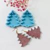 Silicone Christmas Tree Earring Epoxy Mold Handmade Earring Pendant Mold for Craft Enthusiasts Jewelry Making Tool