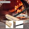 Long Pizza Oven Brush Aluminum Alloy Handle Grill Cleaner Barbecue Brushes for Campings