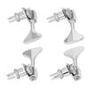 2R 2L Bass Guitar Tuning Peg Zinc Alloy 20:1 Gear Ratio Open 4 String Bass Machine Head Set