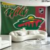 Minnesota Wild Wall Tapestry Aesthetic Wall Hanging Printed Fabric Blanket Decorative Tapestries for Bedroom Living Room Home Decor