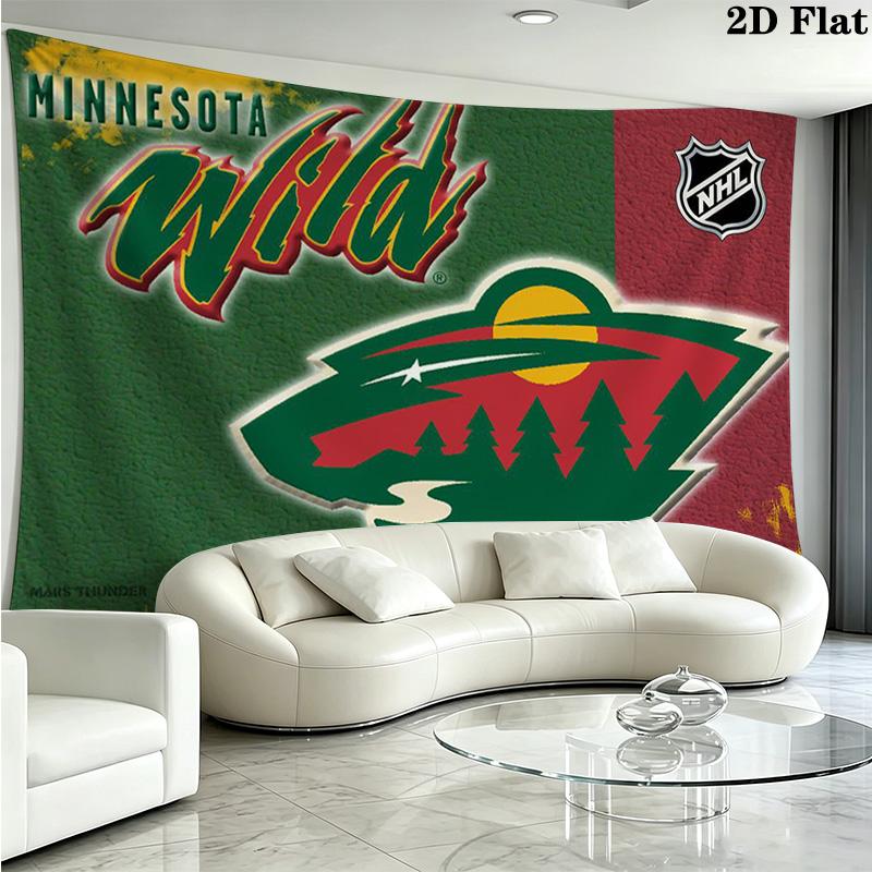 Minnesota Wild Wall Tapestry Aesthetic Wall Hanging Printed Fabric Blanket Decorative Tapestries for Bedroom Living Room Home Decor