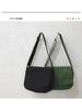New Simple Canvas Bag Solid Color Single Shoulder Bag Crossbody Bag KTY