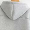 Autumn Spring Women Coat Hooded Drawstring Long Sleeves Pockets Zip-up Elastic Cuff Hem Loose Sport Hoodie Casual Daily Wear Jacket