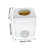 Home E27 Screw Cap Socket Wall Plug Human Induction Light Bulb Holder with Motion Sensor Smart Time-delay LED Lamp Base