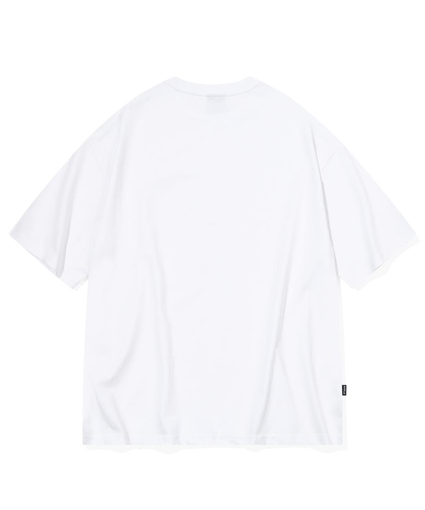 CPGN STUDIO Flower Stitch Embroidered Short Sleeve White