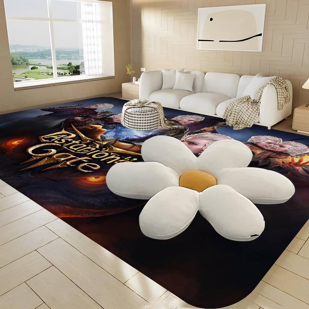 A-Astarion Fußmatte Waschbar Rutschfest Wohnzimmer Sofas Stühle Bereichsmatte Küchen-Fußmatte Teppich