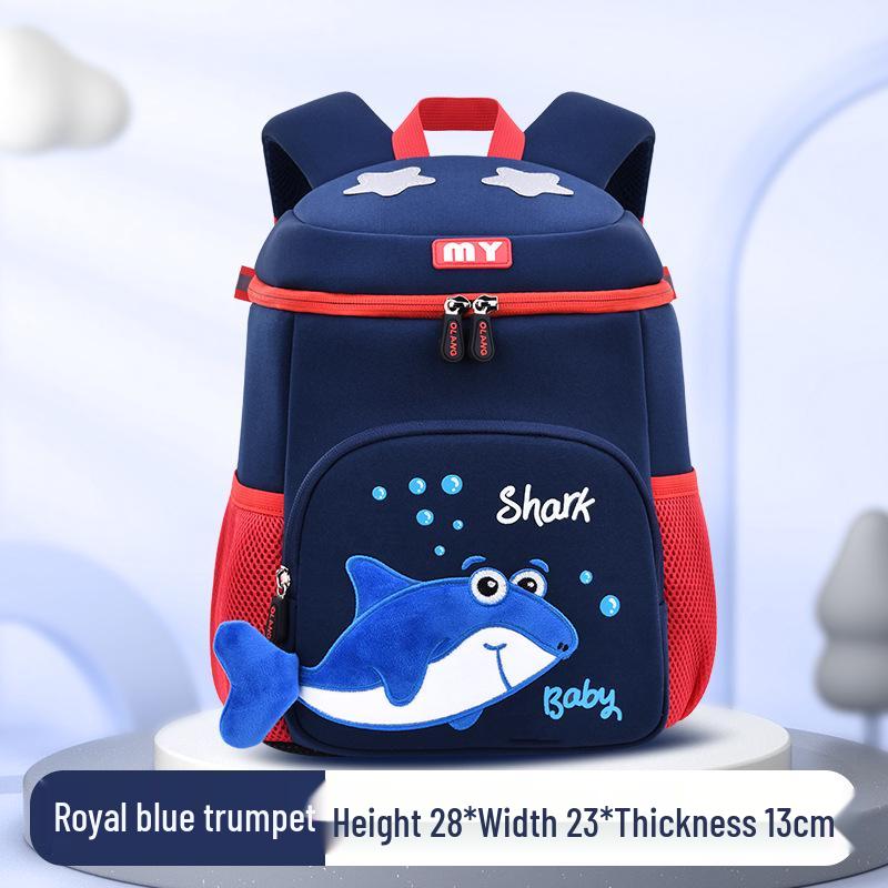 Neoprene Cartoon Whale Anti-Lost Backpack for 4-Year-Olds