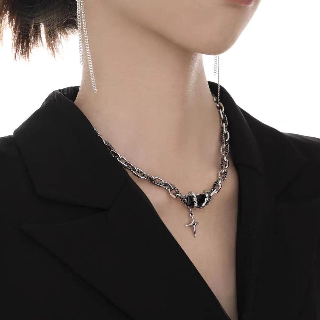 Jewelry Cross Titanium Steel Necklace Accessories Men's New High-end Men's Necklace Autumn and Winter