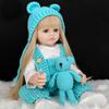 55CM Full Body Soft Silicone Reborn Toddler Doll Lifelike Soft Touch High Quality Doll Gifts for Children home Birthday Christmas gifts
