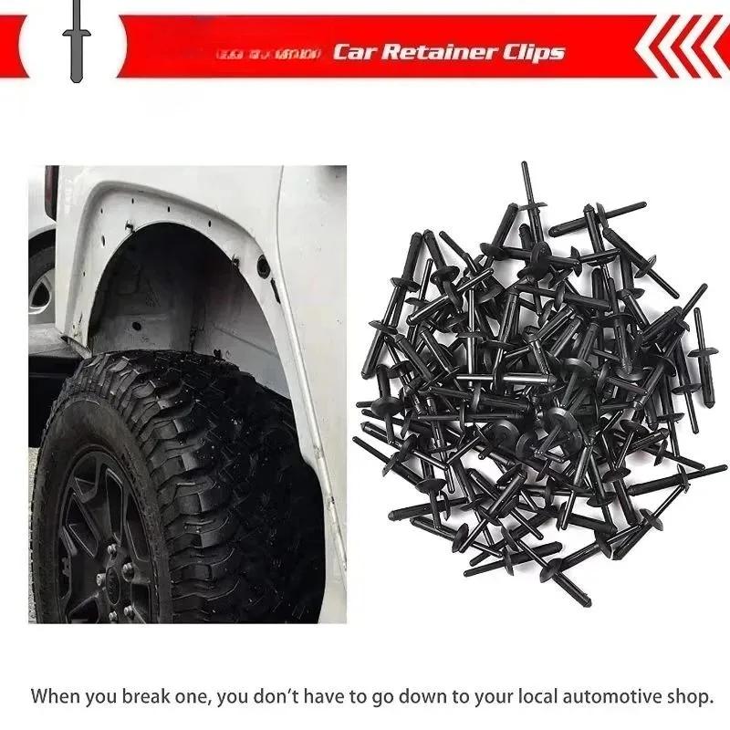 Automotive Car Fastener Clips Auto Body Bumper Rivets Durable Anti-Vibration Anti-Loosening Fender Liner Fasteners Accessories