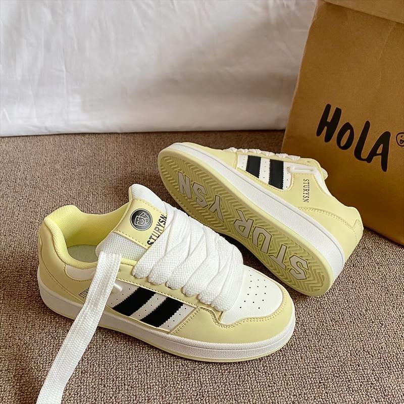 Niche platform versatile student board shoes women's tide spring new leisure sports bread shoes
