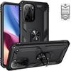 Protective Case - E.F.CONNECTION - Xiaomi Mi 11i - Soft Silicone - Support Ring - Black