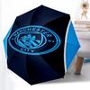 1pc Sturdy 8-Bone Auto Umbrella, Manchester United Manchester City Umbrella, Digital Printed, Foldable Umbrella for On-the-Go Outdoor Use