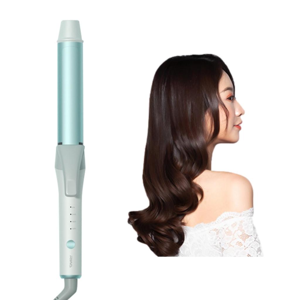 Clearance RIWA Curling Negative Curling Iron with Stylish Hair International 3 Temperature Sale! Iron, 32mm/28mm, Ion, Damage-Free, Auto-Off Function,