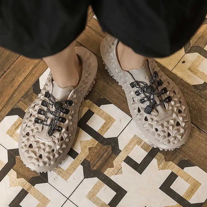 High Sole Increase Height Summer Beach Sandals For Men Snekers For Men Shoes Bath Slipper Sneakers Sport Stylish Luxus
