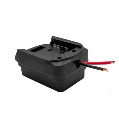 ABS Li-ion Battery Holder with Cable Portable Battery Connector Practical Durable Adapter Converter Base for Makita For Makita