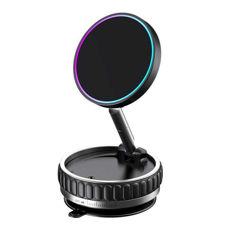 Magnetic Wireless Car Charger & Phone Holder for MagSafe-Enabled Apple Devices