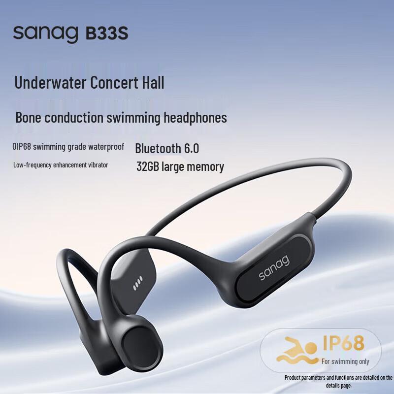 Sena B33S Bone Conduction Swimming & Sports Headphones with 32GB Memory