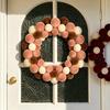 Handmade Ball Wreath Door Hanging Decoration Christmas Wreath For Wall Or Front Door Display Indoor and Outdoor Decoration