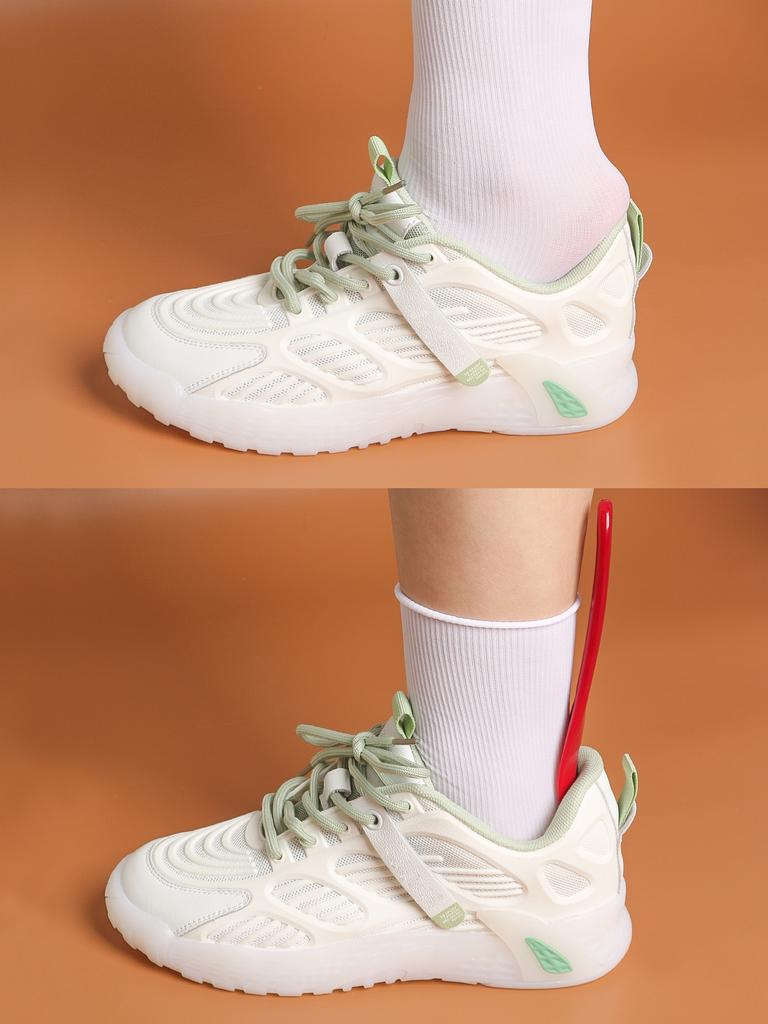 2Pcs Plastic Colorful Unisex Wear Shoe Helper Easy On And Off Shoe Sturdy Sleep Aid Tool Shoe Accessories