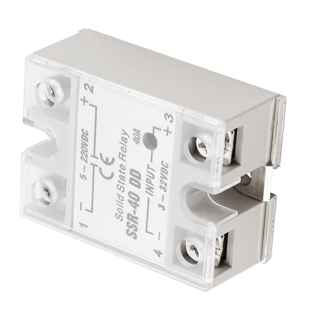 SSR 40 DD 40A 5 220VDC Solid State Relay For Industrial Automation Process