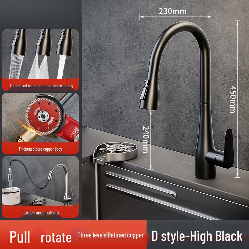 

TLXT Pull-Out Kitchen Faucet