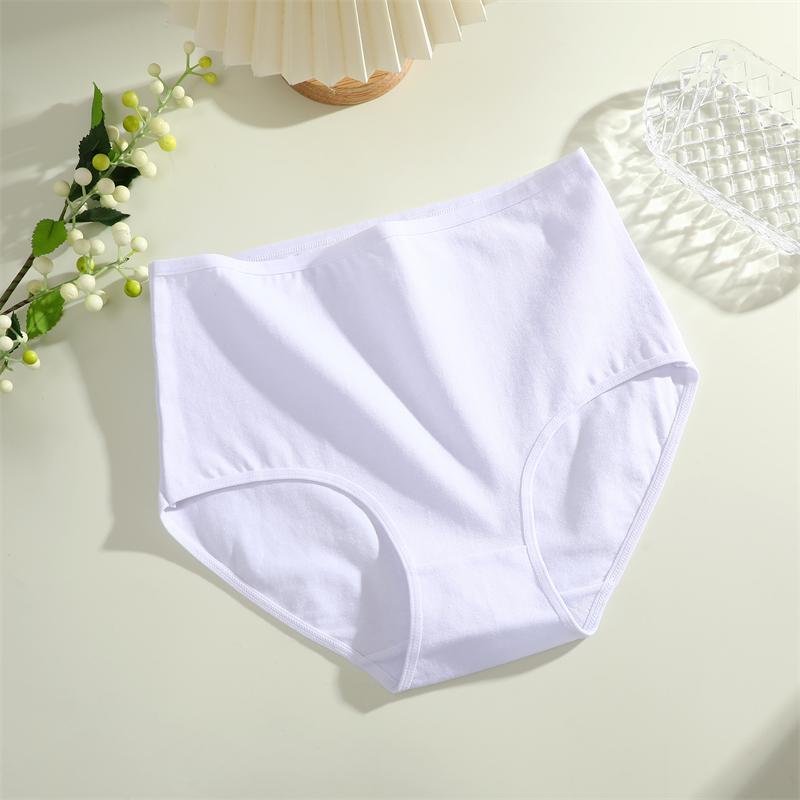 

Женские трусики FINETOO из хлопка, бесшовное нижнее белье больших размеров, с высокой талией, дышащее эластичное нижнее белье, спортивные шорты XL&1pc белый