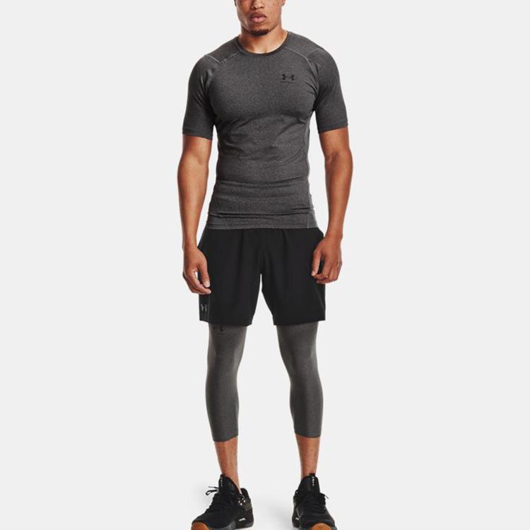 Under Armour HeatGear® Armour Training Compression Pants Men Bottoms Carbon-Gray 1361588-090