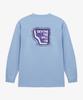 Noseupeiseu Nt7Ts00C Men'S Overwall Long Sleeve Tee Pastel Blue