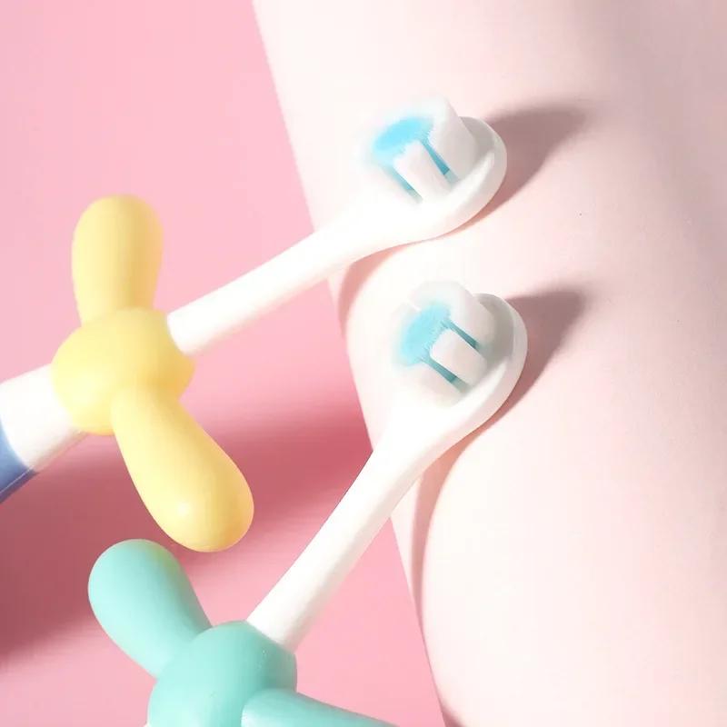 1pc Toothbrush for Kids Cute Soft Tooth Protection Baby Teeth Brush Oral Cleaning Manual Children Toothbrush 1-6 Years Old