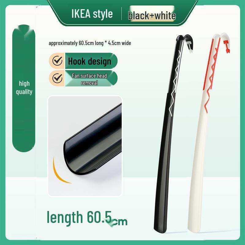 Luxury Long-Handled Shoehorn for Easy Footwear Access