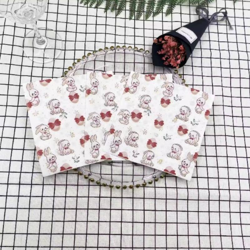 20pcs/Pac 33*33cm 2-Ply Disposable Party Napkin Cartoon Pattern