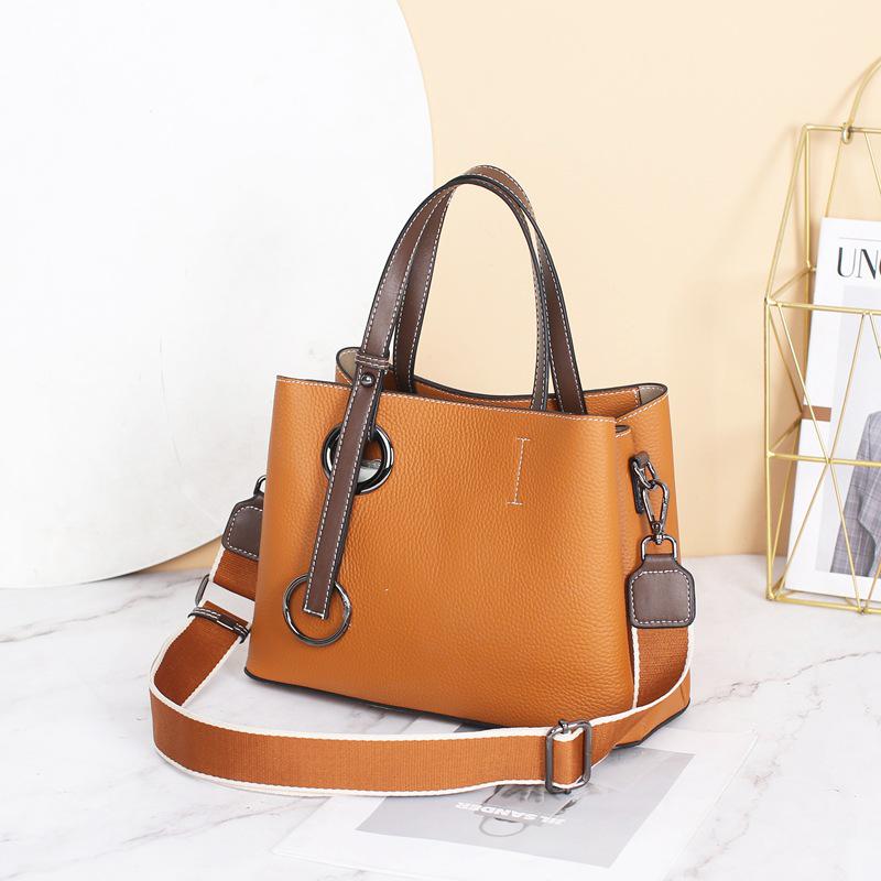 

Женская универсальная сумка через плечо из натуральной кожи, сумка из коровьей кожи высшего качества 2023