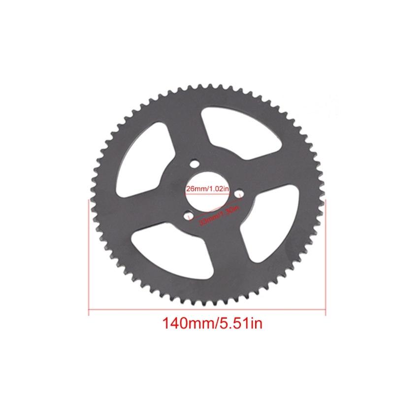 Mini Replacement Part 7 Teeth Gear Box 25H 68 Tooth Chain Sprocket 144 Links for 49CC Mini Motorcycle
