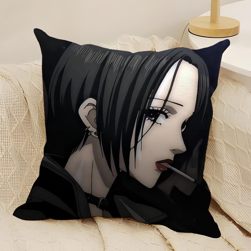 Classic Shojo Anime NNANA Pillow Case Natural Linen DoubleSided Printing Sofa Home Decor Cushion Cover