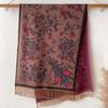 Fashion Ethnic Style Women Paisley Jacquard Scarf Thick Cashmere Classic Tassel Shawl Warm Neck Winter Wrap Pashmina Floral