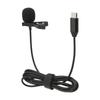 Wireless Lavalier Microphone ‑34dB Metal Lapel Mic for Insta360 ONE R Type C Smartphone 1.5M