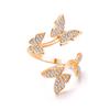 Wear Adjustable Butterfly Sewing Accessories Knitting Tools Thimble Ring Yarn Guides Knitting Loop